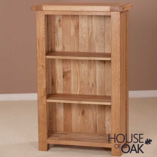 Windsor Oak Small Narrow Bookcase