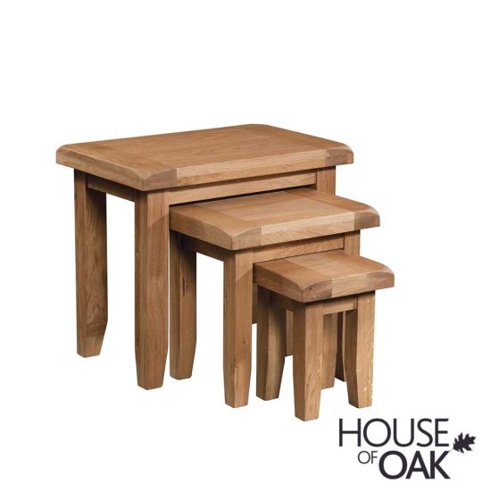 Canterbury Oak Nest of Tables