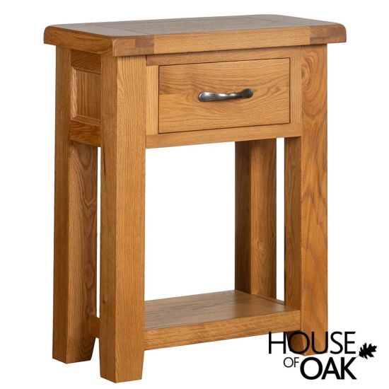 Canterbury Oak Small Hall Table