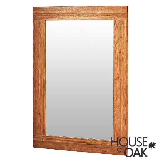 Windsor Solid Oak 130cm x 90cm Wall Mirror