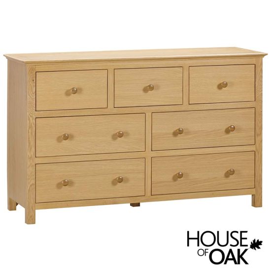 Somerset Oak 3 Over 4 Chest of Drawers