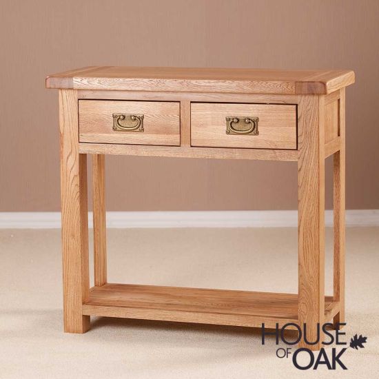 Windsor Oak 2 Drawer Hall Table