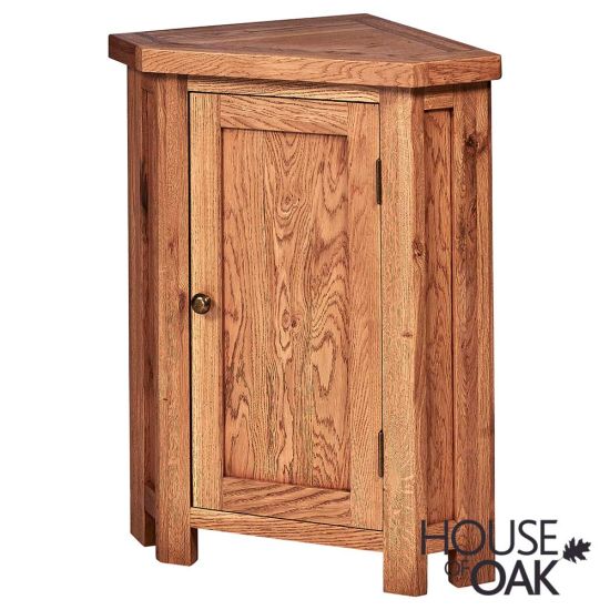 Windsor Oak Corner Cupboard