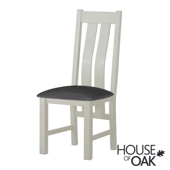 Portman Painted Dining Chair in Stone Grey