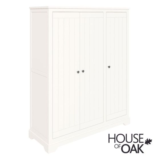 Symphony White Triple Wardrobe