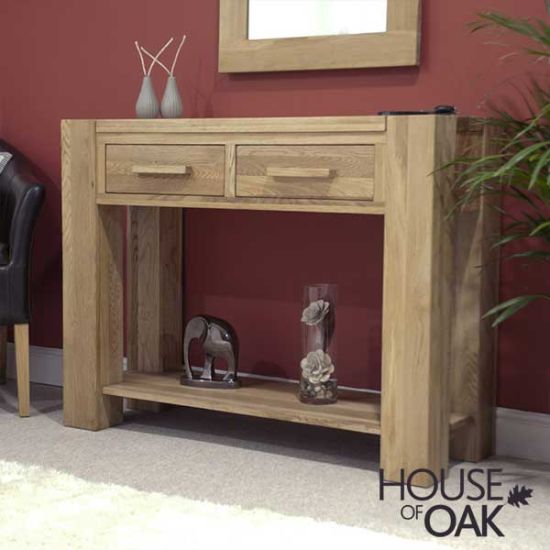 Pandora Solid Oak Hall Table