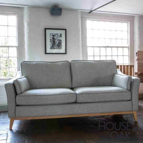 Creswell 3 Seater Sofa in Sterling Cragg Harris Tweed