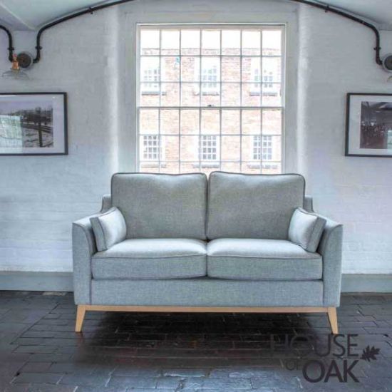 Morpeth 2 Seater Sofa in Sterling Cragg Harris Tweed