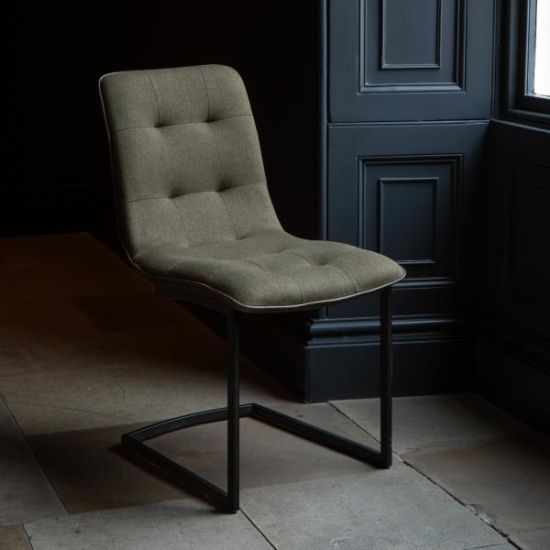 Hampton Chair in Hunter Fabric