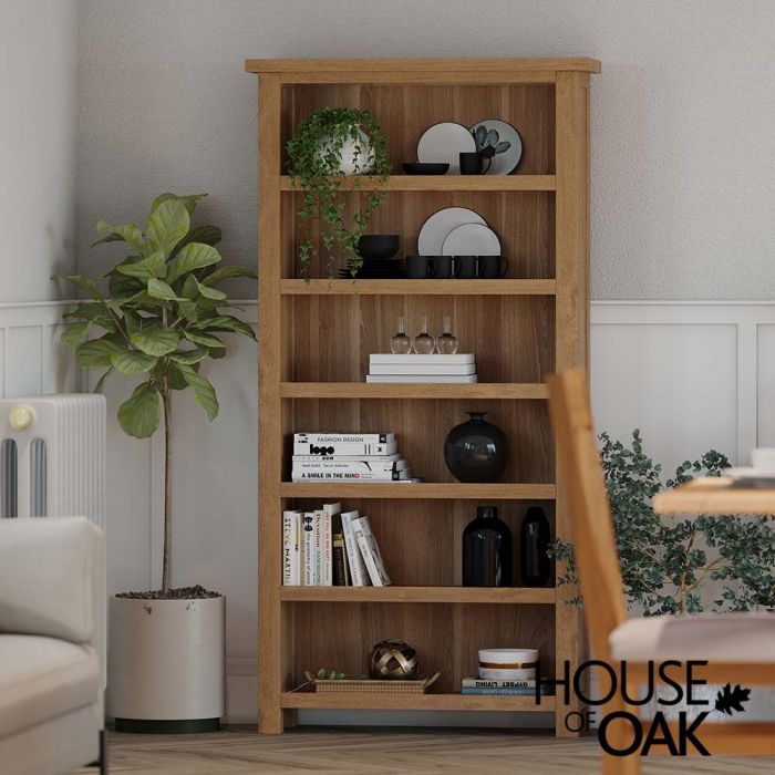 Keswick Oak 6FT Bookcase