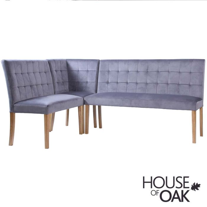 Tufted discount corner bench