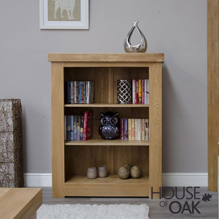 Bordeaux Oak Small Bookcase House Of, Short Narrow Bookcase With Doors