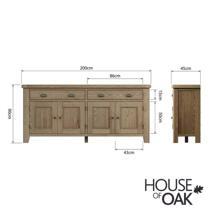 Chatsworth discount oak sideboard
