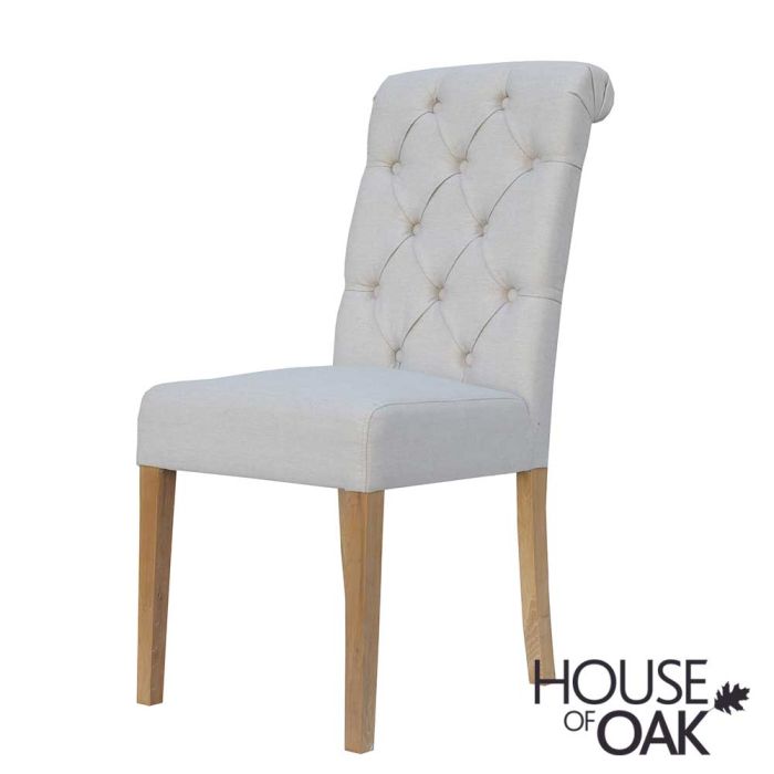 Chelsea Scroll Back Fabric On, High Back Fabric Dining Chairs Uk