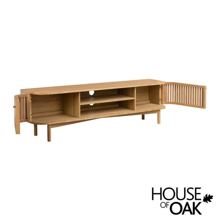 180cm oak tv unit deals