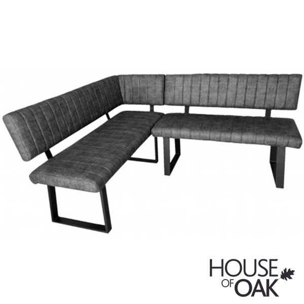 Harmony Corner Bench Graphite Cushion Left Handing Facing House