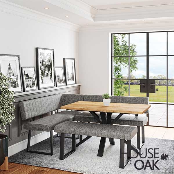 Oak bench table set top