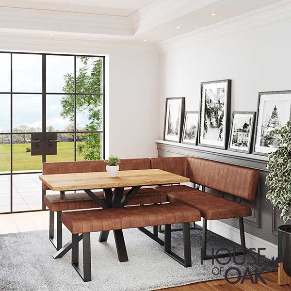 Right hand corner dining clearance bench