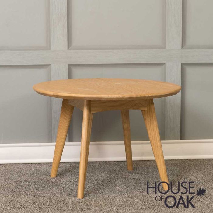 Round oak coffee on sale tables for sale