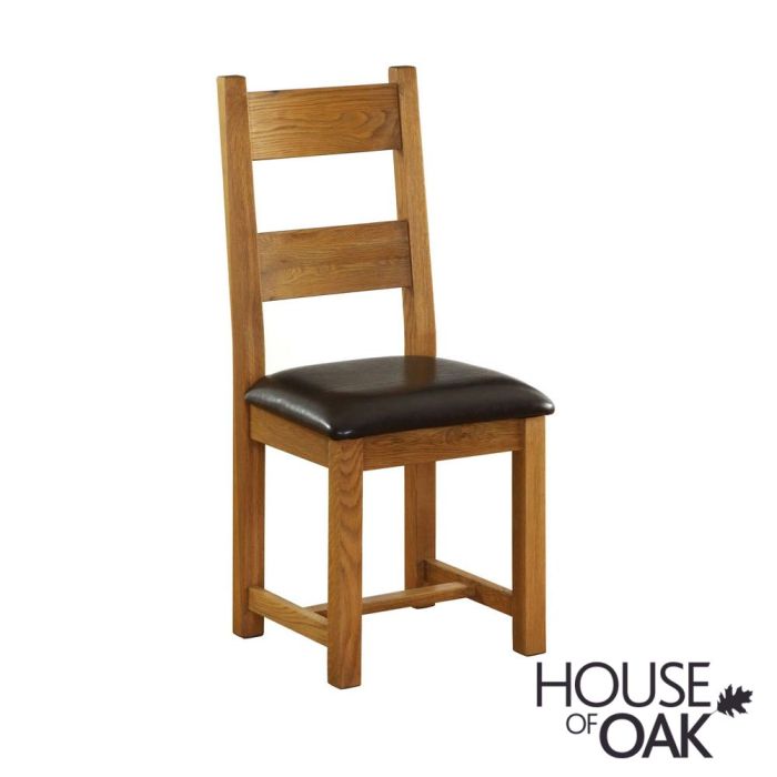 Leather Seat Dining Chair, Oak And Leather Dining Chairs Uk