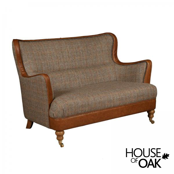 Harris tweed 2 seater cheap sofa