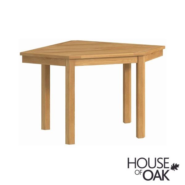 Opus Solid Oak Corner Computer Desk