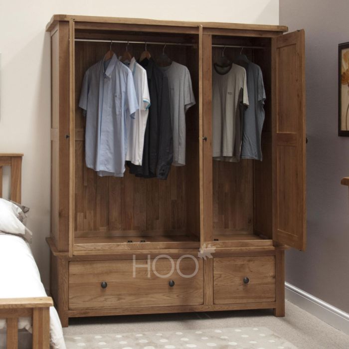 Cheap wooden store wardrobe