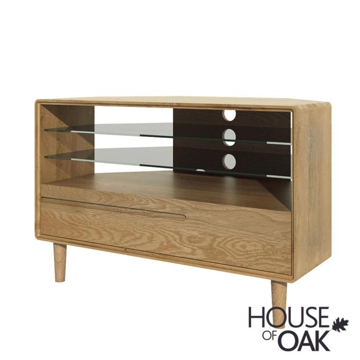 Dark oak online corner unit