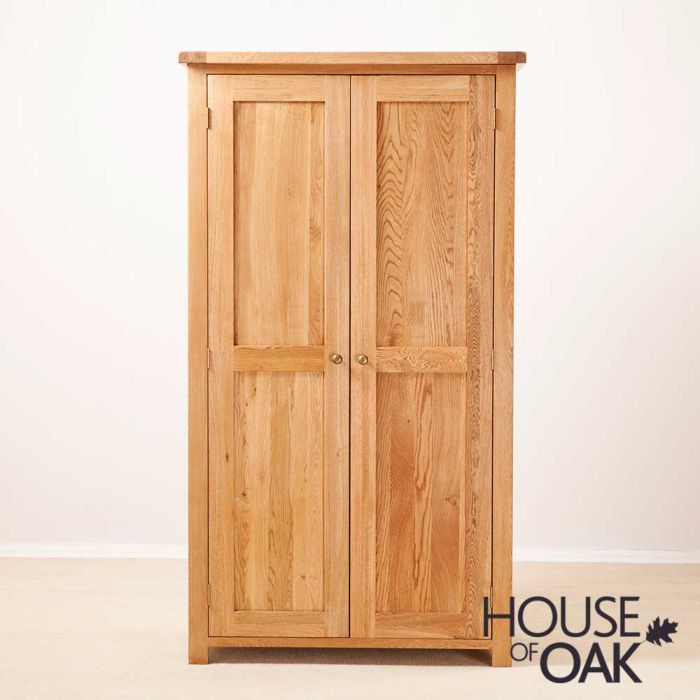 Windsor Oak Full Hanging Wardrobe House of Oak