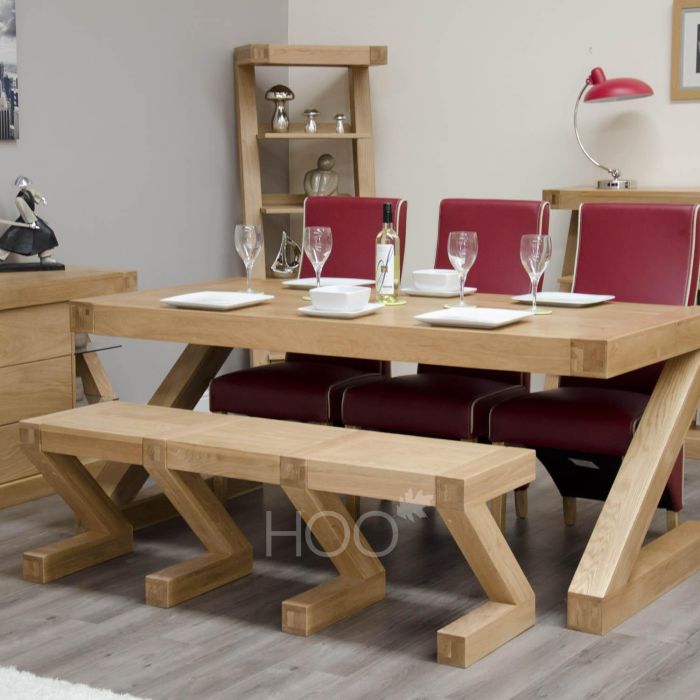 Large oak dining bench new arrivals