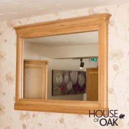 Large oak framed deals mirror