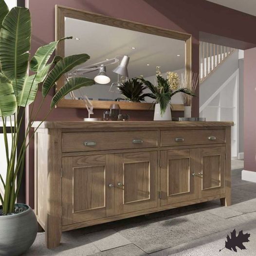 Chatsworth Oak 4-Door Sideboard