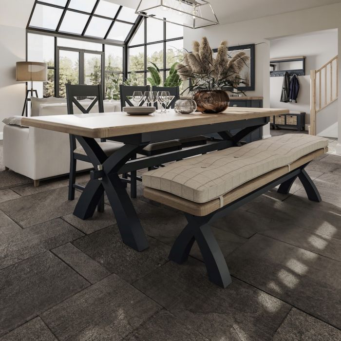 Go back to the 70s with dark oak furniture
