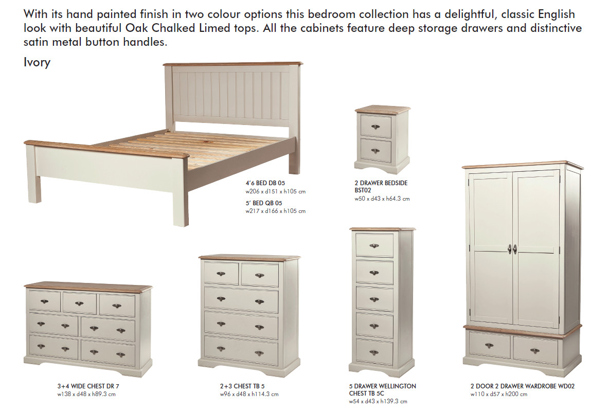 Freya Putty & Ivory Bedroom Furniture Living In Perfect Harmony