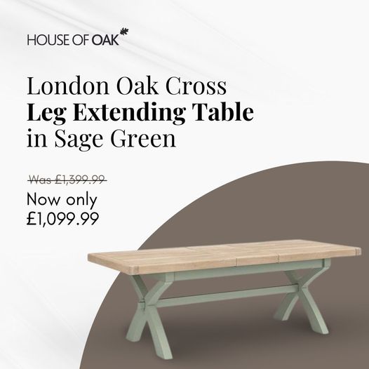 Transform Your Dining Experience With the London Oak Extending Table! 