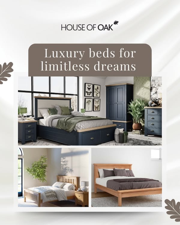 The Luxury Bed Collection at House of Oak