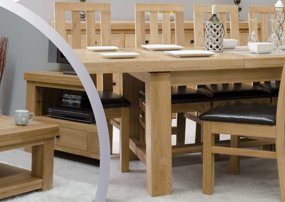 Solid Oak For Solid Living & Dining