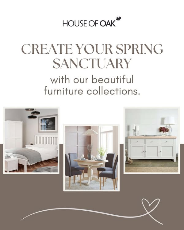 Create Your Spring Sanctuary With Our Beautiful Furniture Collections At House of Oak!