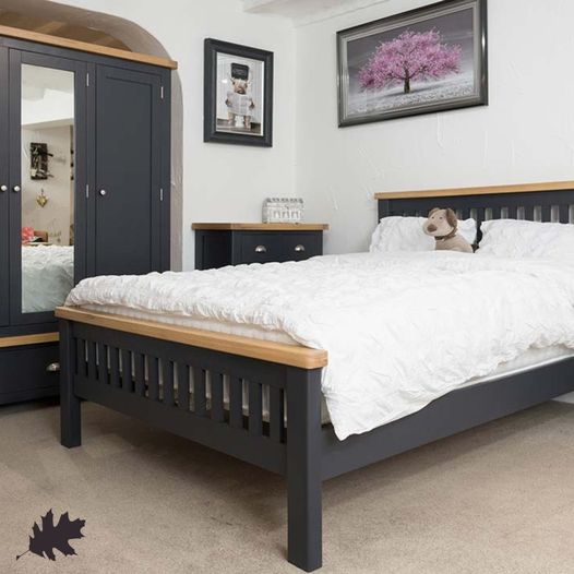 Banish The Winter Blues With The Tuscany Oak Dark Blue Painted Range!