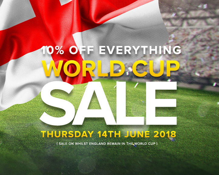 Football World Cup Sales For As Long As England Are In The Competition