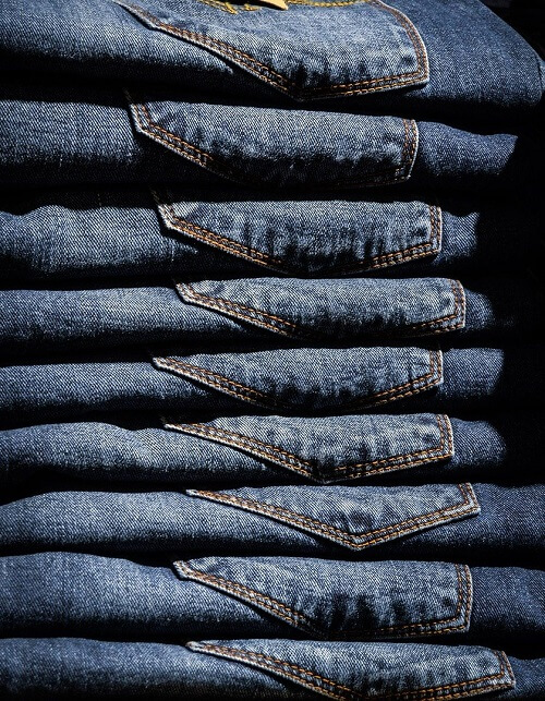 Stacked jeans