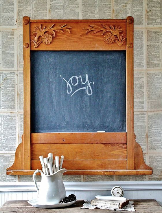 Oak Chalk Board