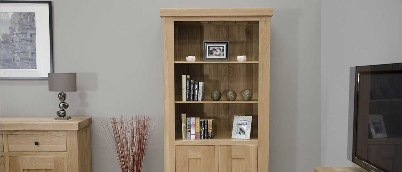 Oak Bookcases Solid Wood Bookshelves House Of Oak