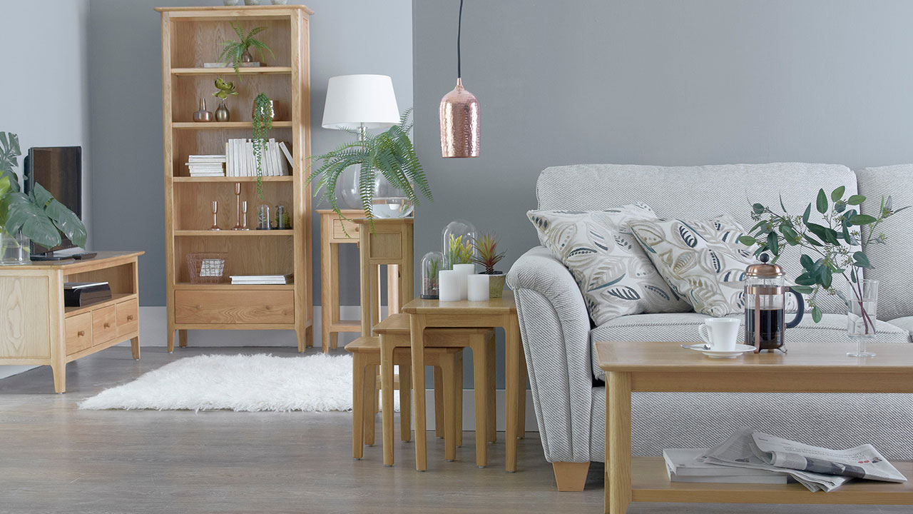 designer oak living room furniture