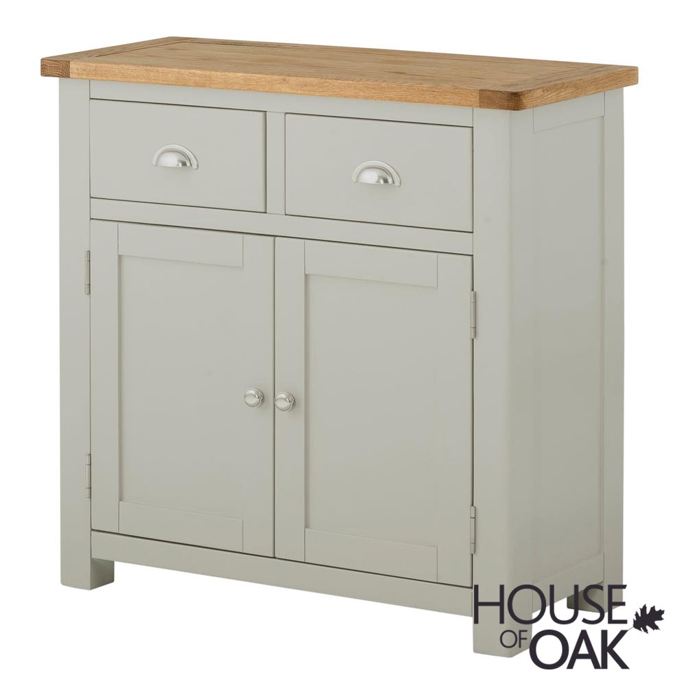 Portman Painted 2 Door 2 Drawer Sideboard in Stone Grey