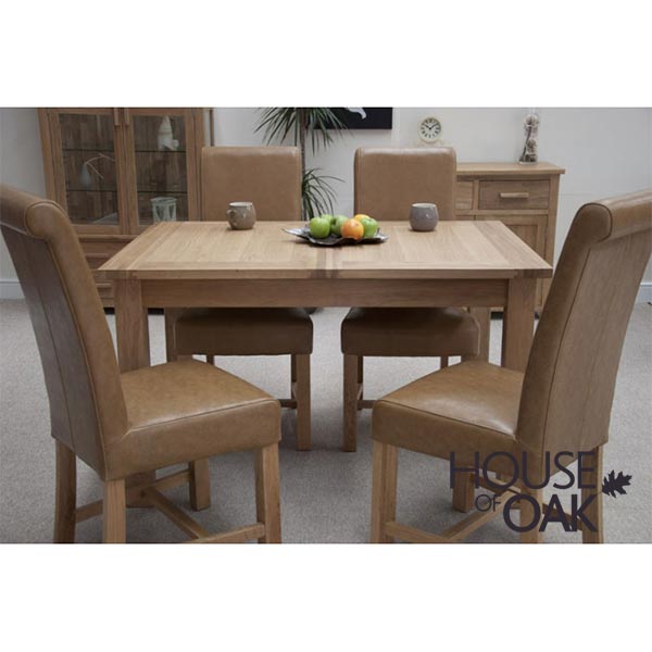 Opus Oak 132cm Extending Dining Table