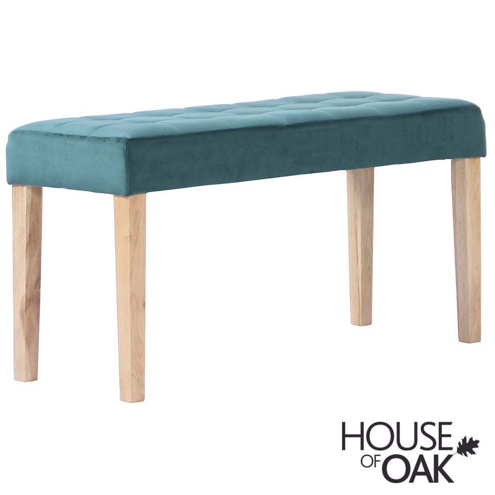 Ava 90cm Bench in Forest Green