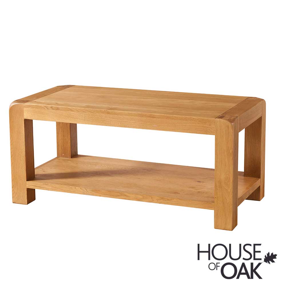 Wiltshire Oak Coffee Table with Shelf