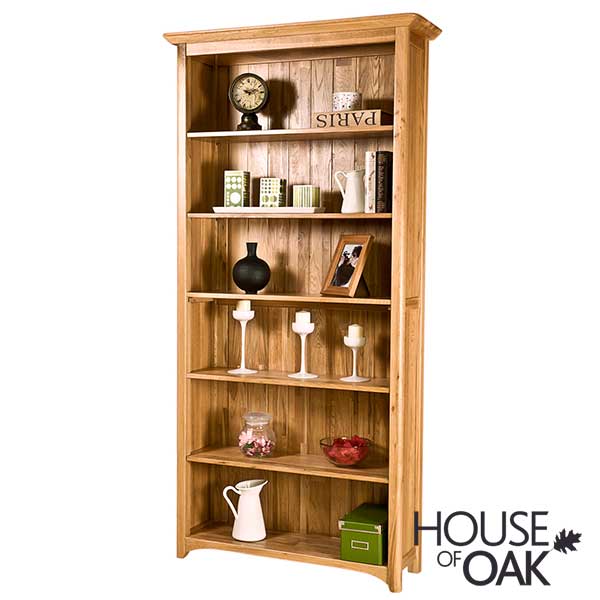 Buckingham Solid Oak 6FT Bookcase