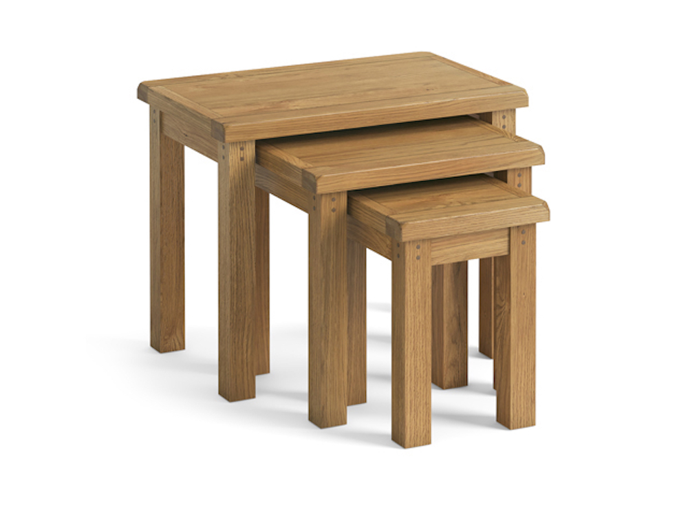 Paignton Oak Nest of Tables